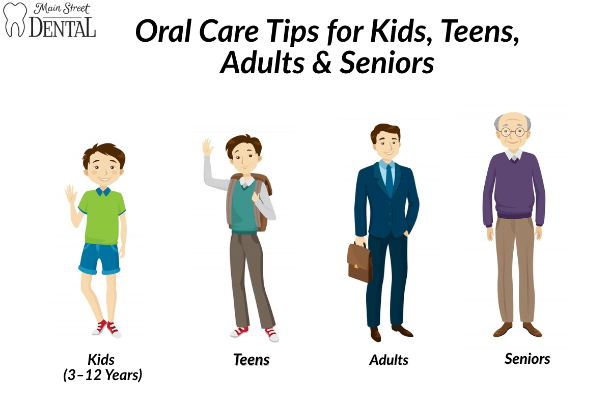 Oral Care Tips for Kids, Teens, Adults & Seniors in Newark, DE | Main Street Dental